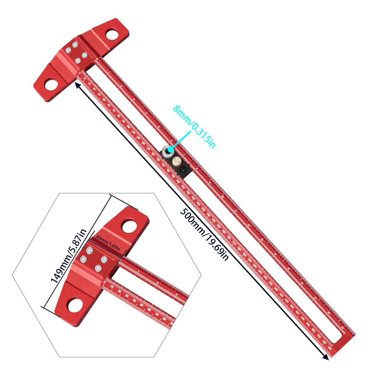 Woodworking T-Square Marking G - Dovetail Marking Guide review and price