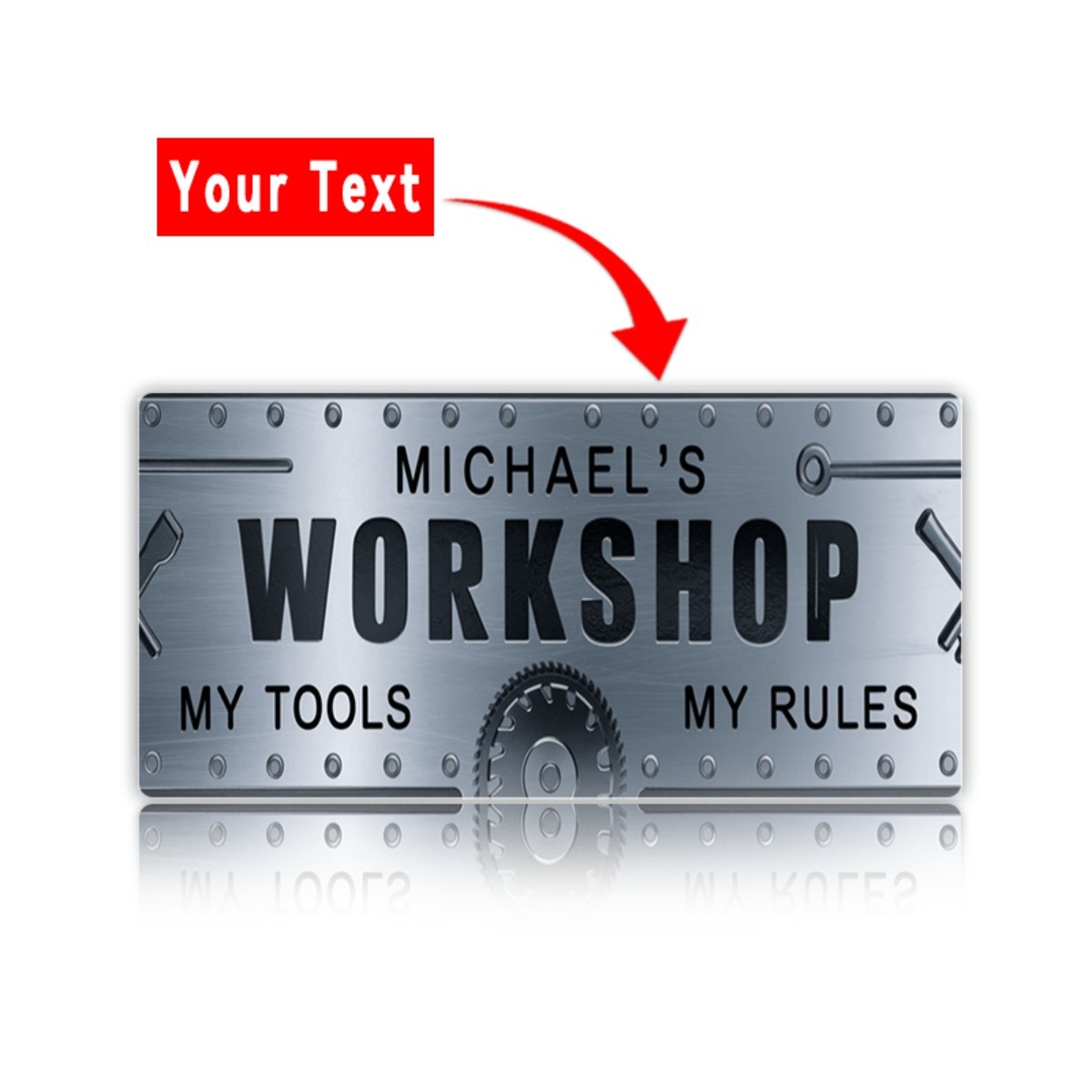 Personalized Name Workshop Alu - Tools Name In Workshop review and price