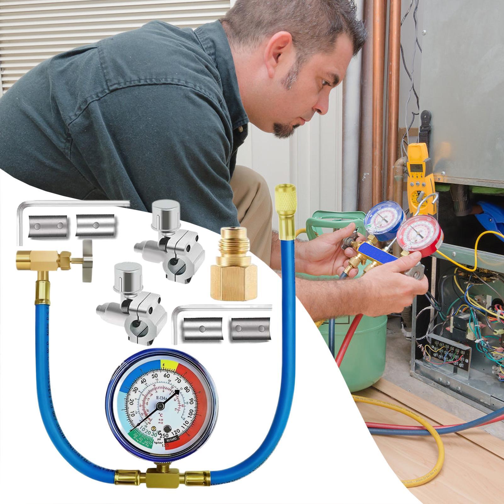 R134A Refrigerant Recharge Kit - Maintenance Workshop Tools review and price