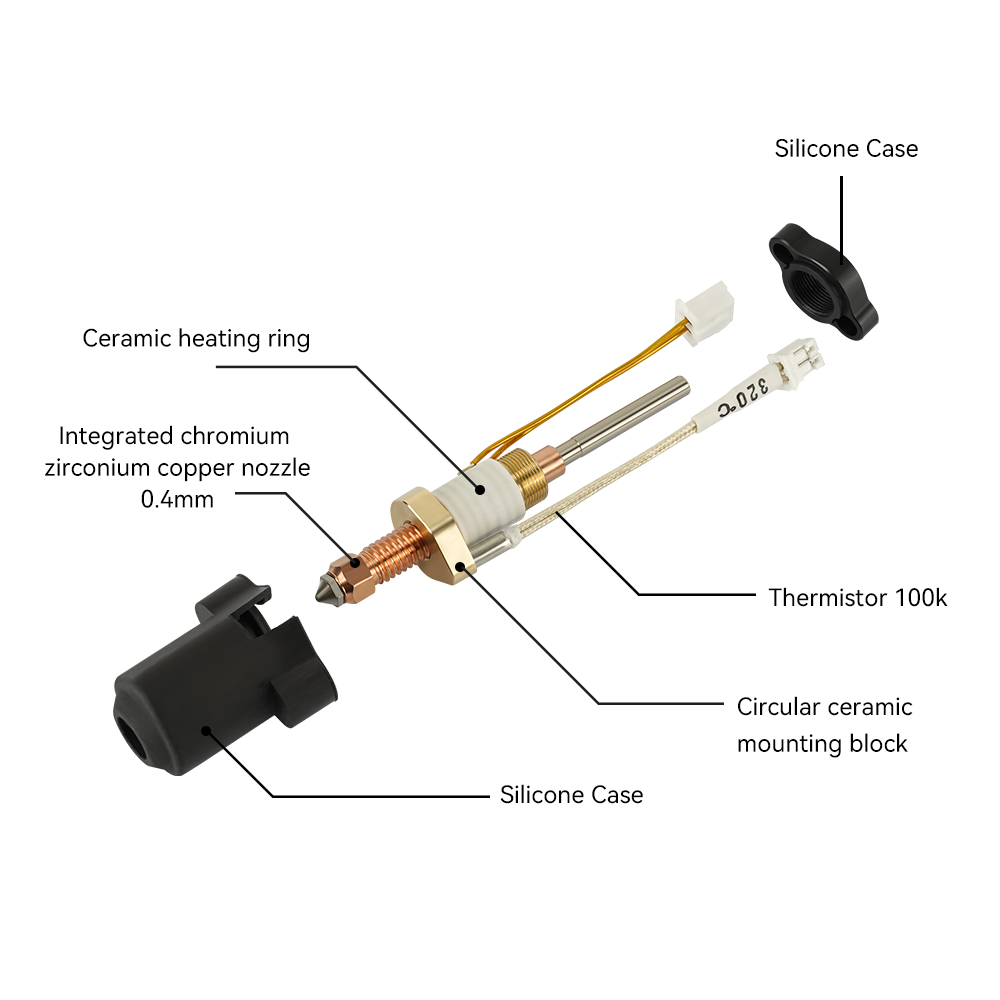 For Creality K1C/K1 Max Hotend - Creality Printer K1 review and price