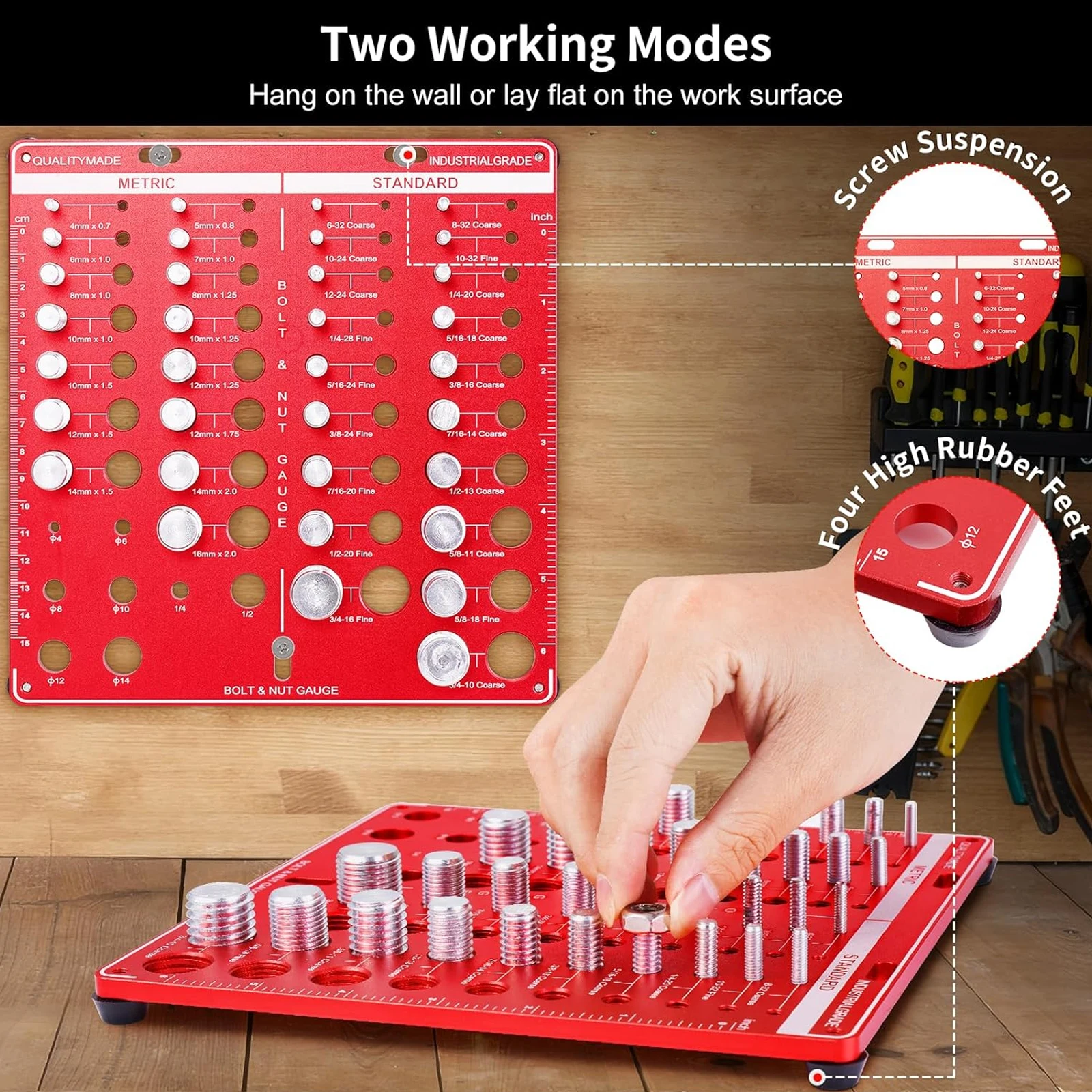 Nut and Bolt Thread Gauge Set  - Workshop Cutting Tools review and price