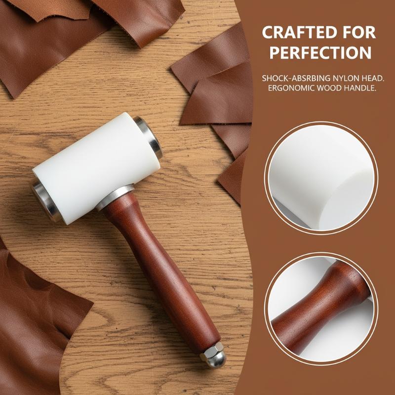 1PC Leather Carving Hammer Lea - Mallet Wood Carving review and price