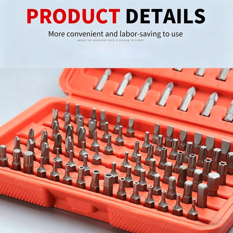 100PCS Screwdriver Bit Set, Ho - Car Workshop Tools Kit review and price