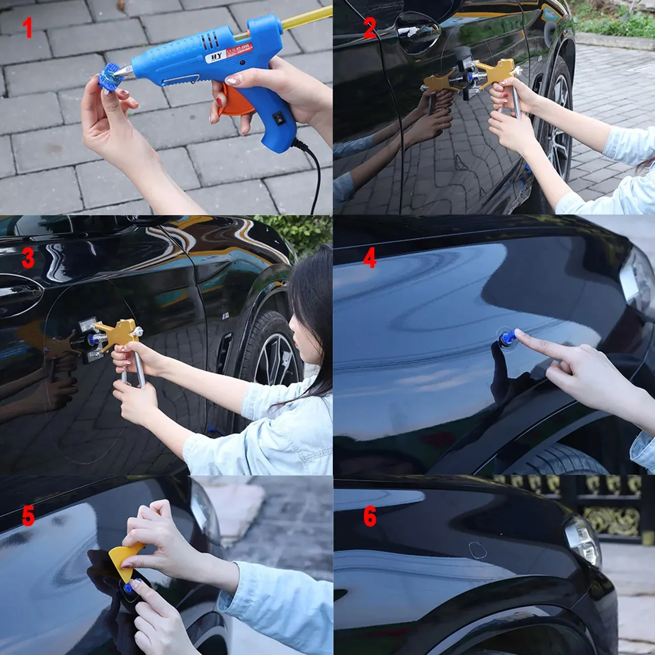 Paintless Dent Removal Tool Ki - Car Workshop Tools Kit review and price