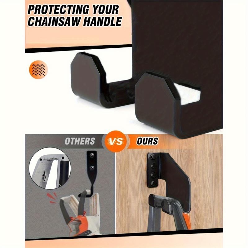 Sturdy Metal Chainsaw Hanger H - Screw Organizer Kit review and price