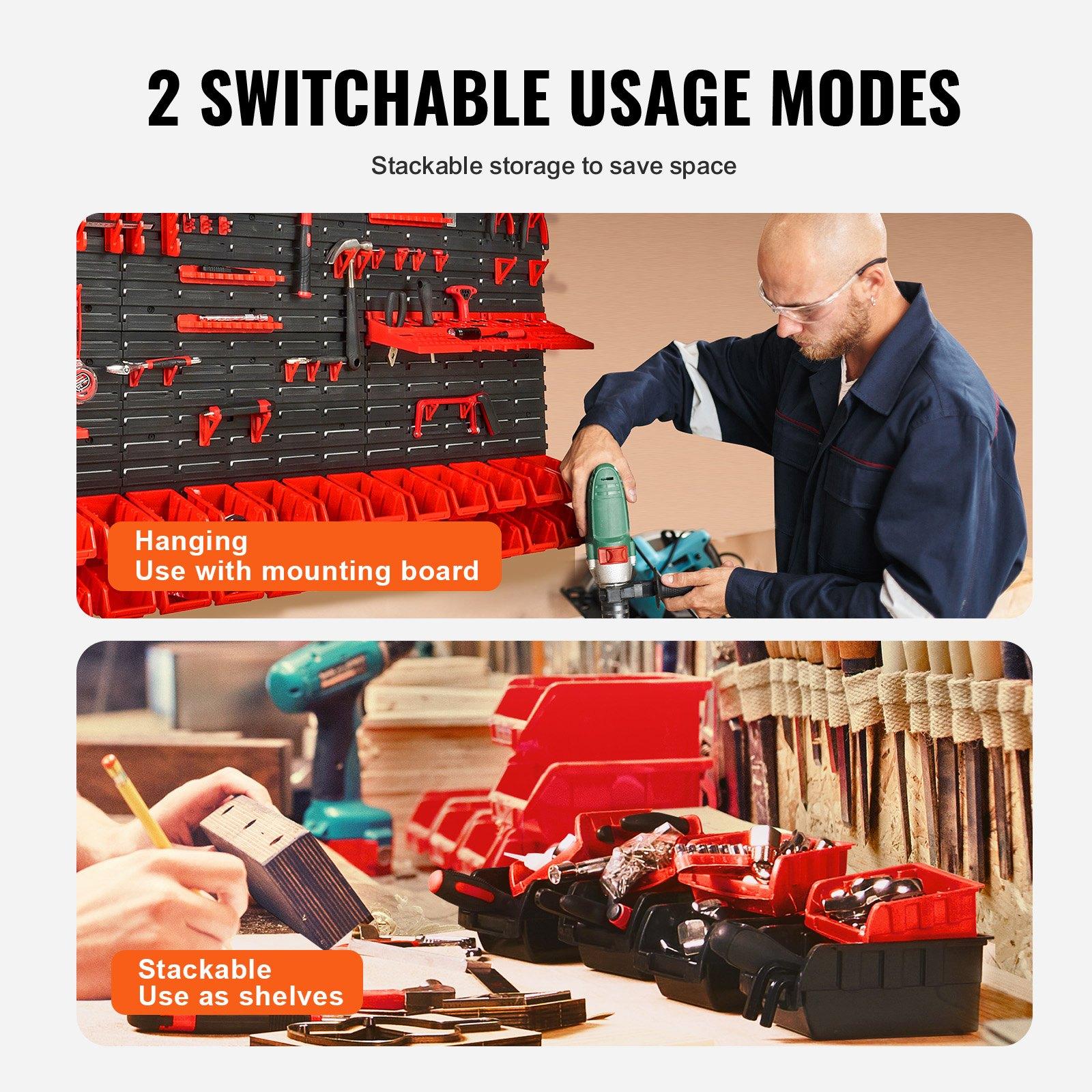 Wall Mounted 30-Bin Hardware O - Workshop Tools Wood review and price