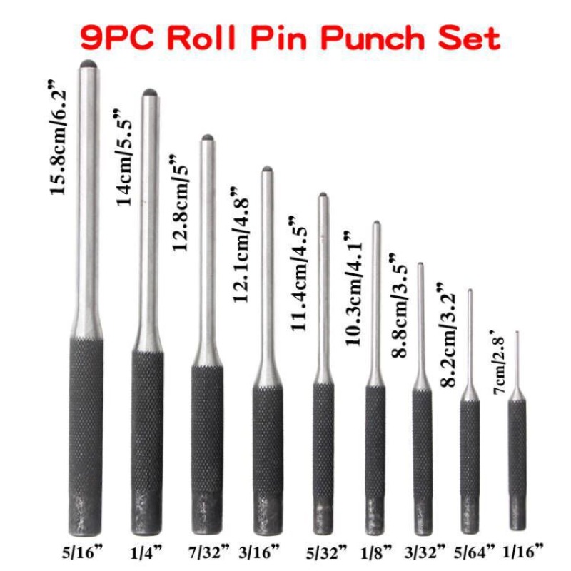 Professional 9Pcs Roll Pin Pun - Maintenance Workshop Tools review and price